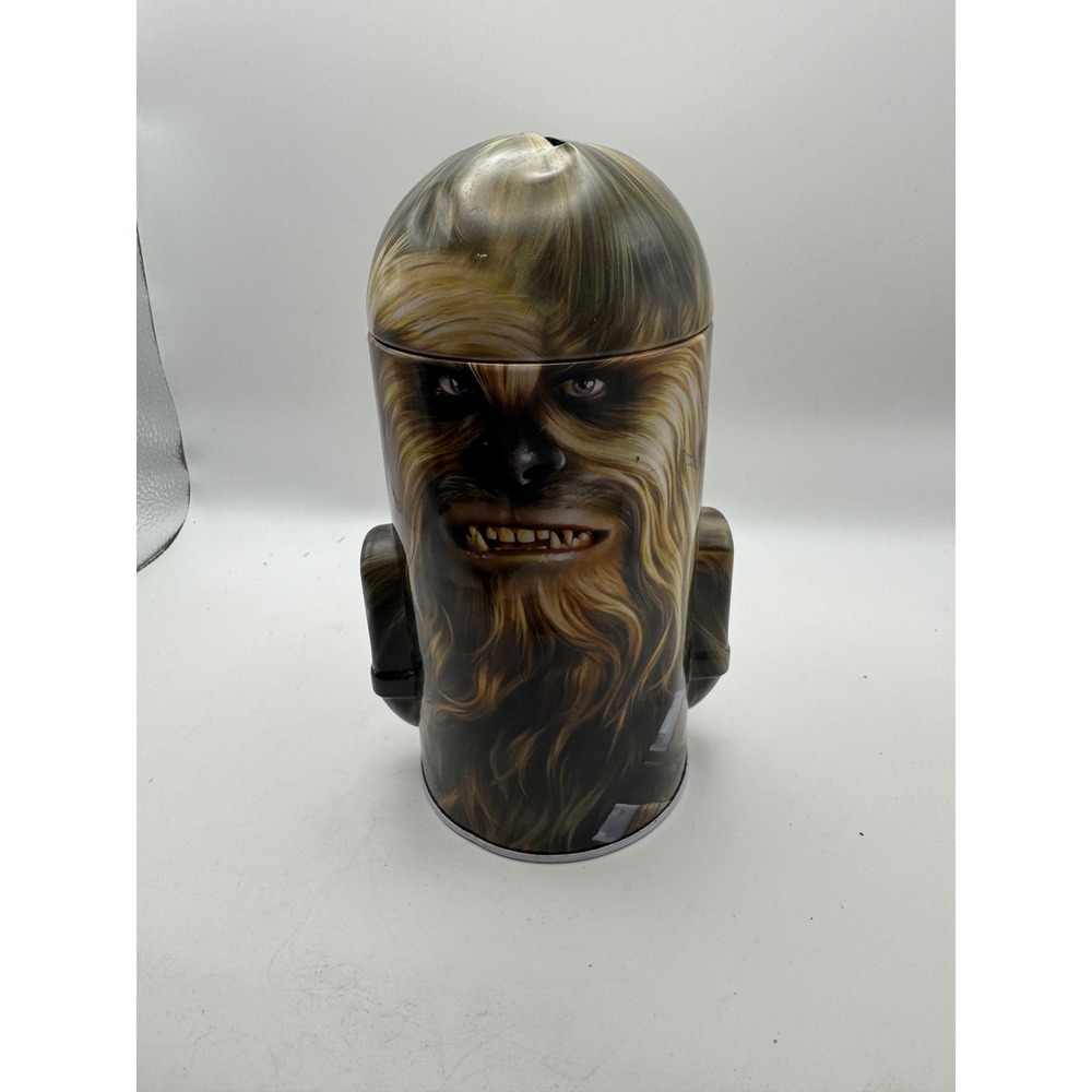 Star Wars Chewbacca Coin Bank Tin Metal Collectible Savings‎ Jar